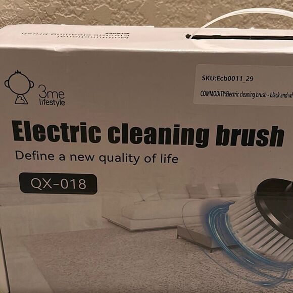 3me Lifestyle QX-018 Electric Cleaning Brush Multifunction Power Scrubber New - Picture 2 of 10